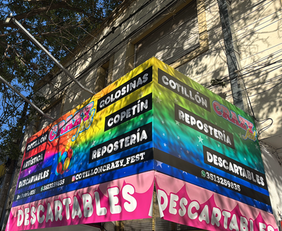 Logo Descartables y Cotillon Crazy-Fest