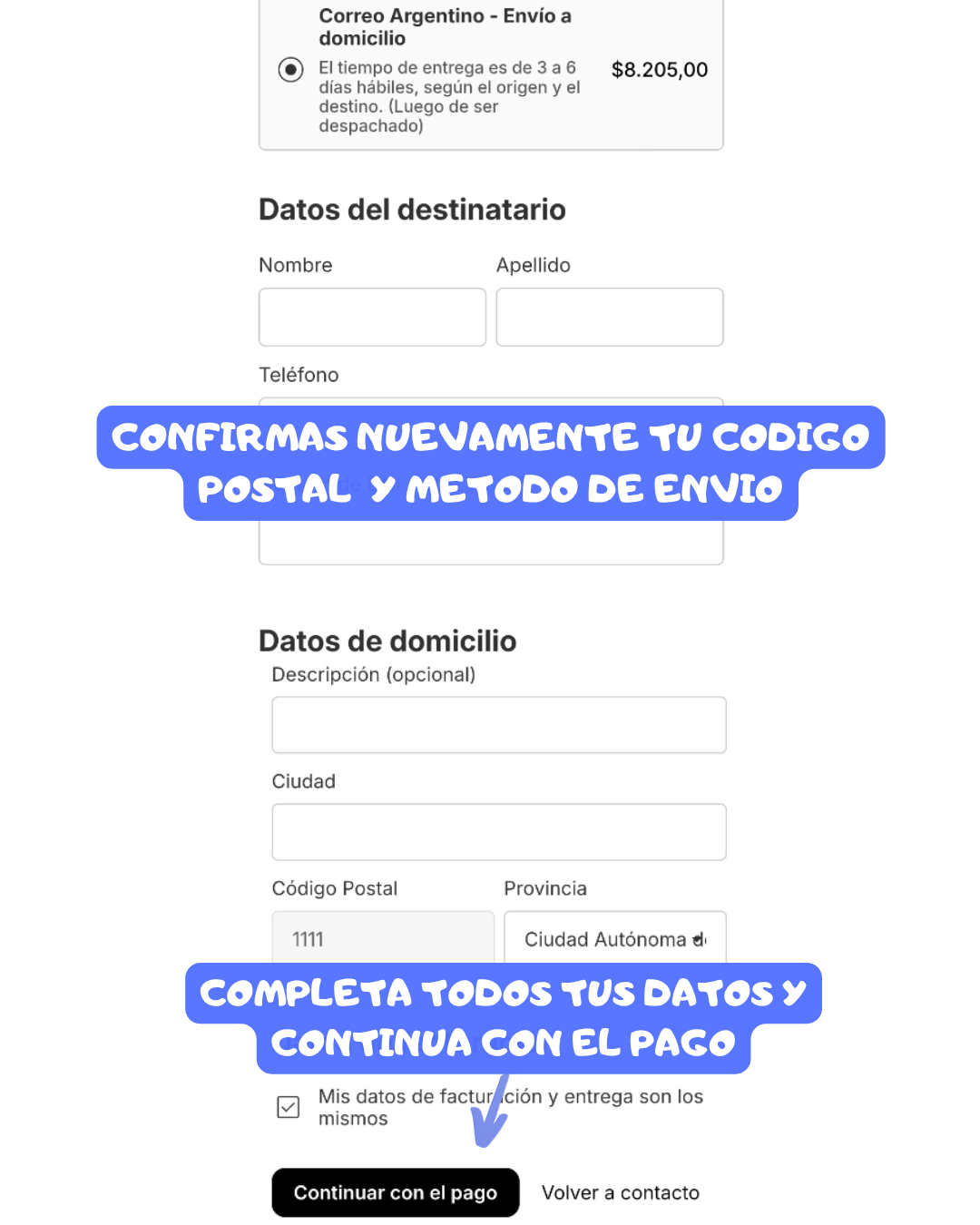 Paso 5 de instrucciones de compra en SOMOS E3D