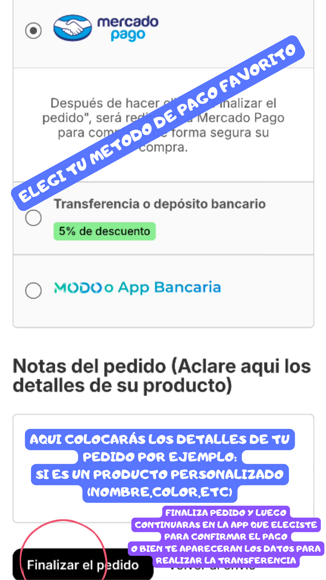Paso 5 de instrucciones de compra en SOMOS E3D