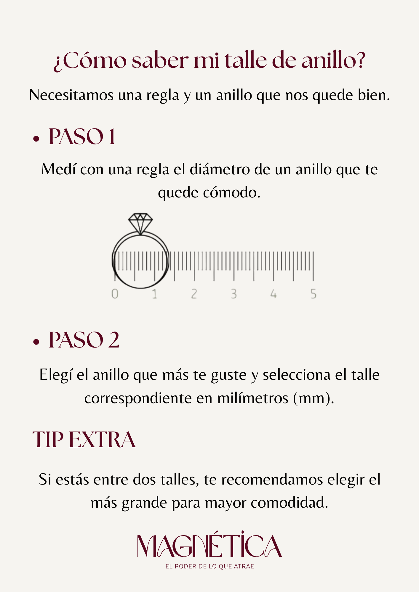 Guía de talles (Anillos)
