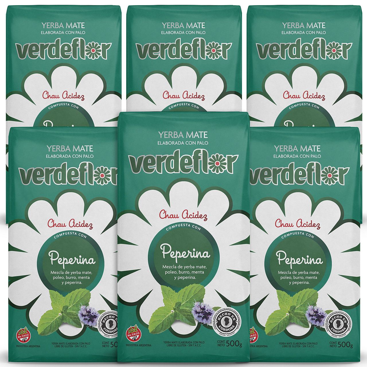 yerba verdeflor peperina
