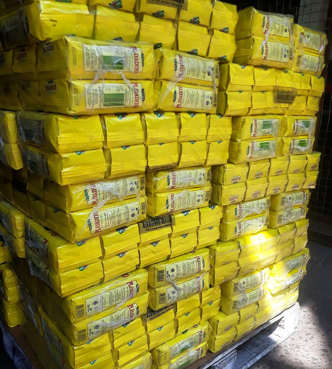 yerba por pallet playadito