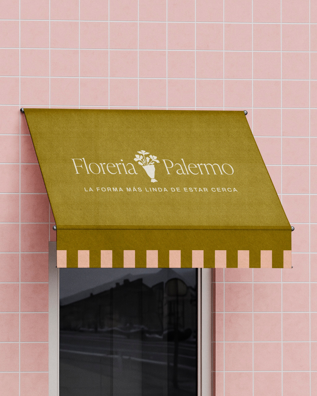 Florería Palermo: pieza 4 de la identidad