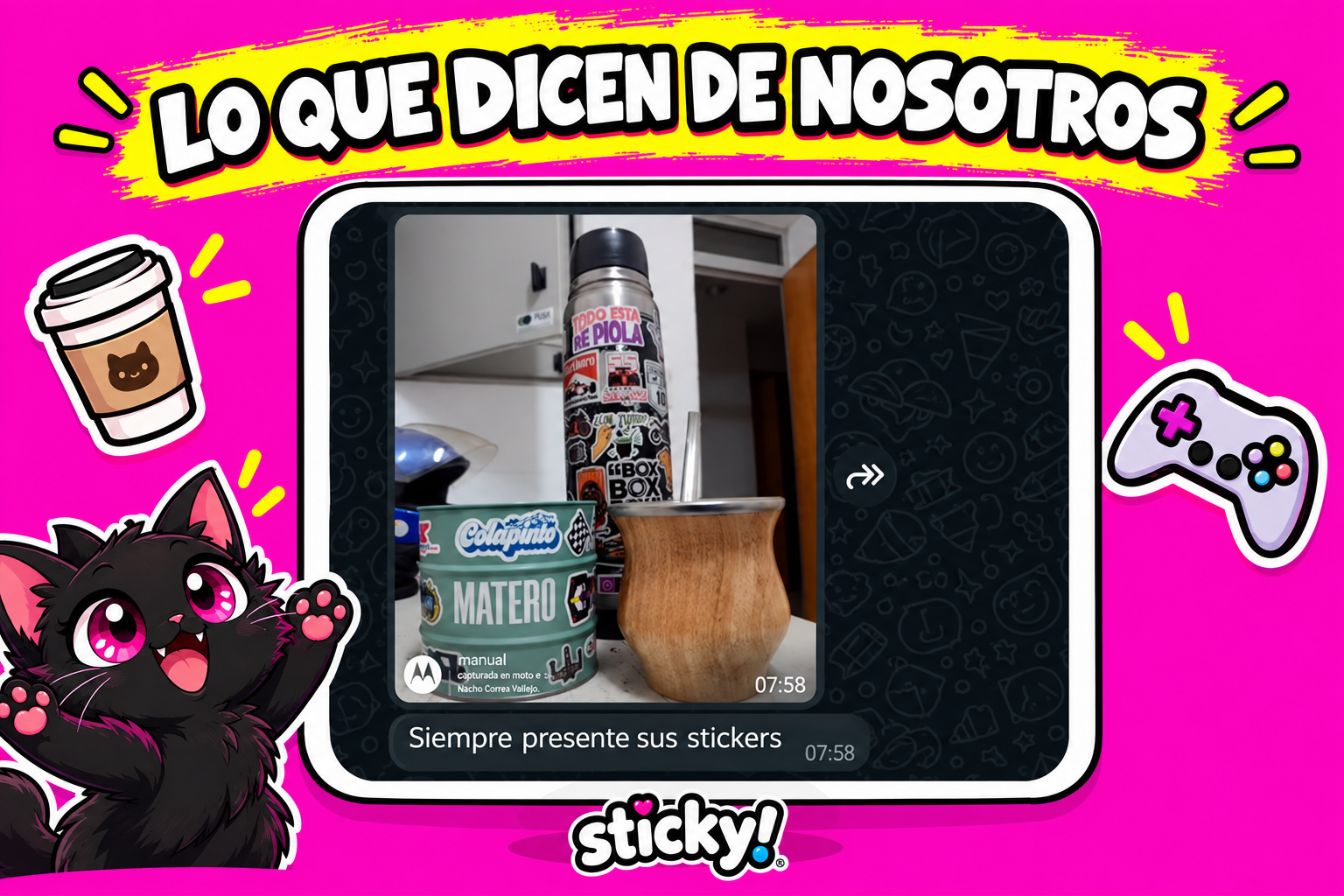 Reseña Cliente Sticky 4
